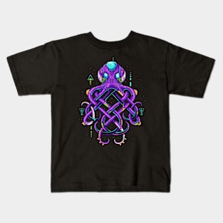 Kraken Mecha- Octopus Kids T-Shirt